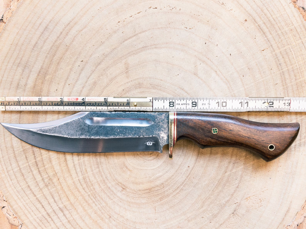 1095 Steel Bowie Knife with Rosewood Handle
