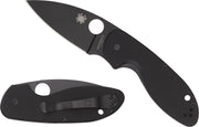 SPYDERCO EFFICIENT ALL BLACK PLAINEDGE