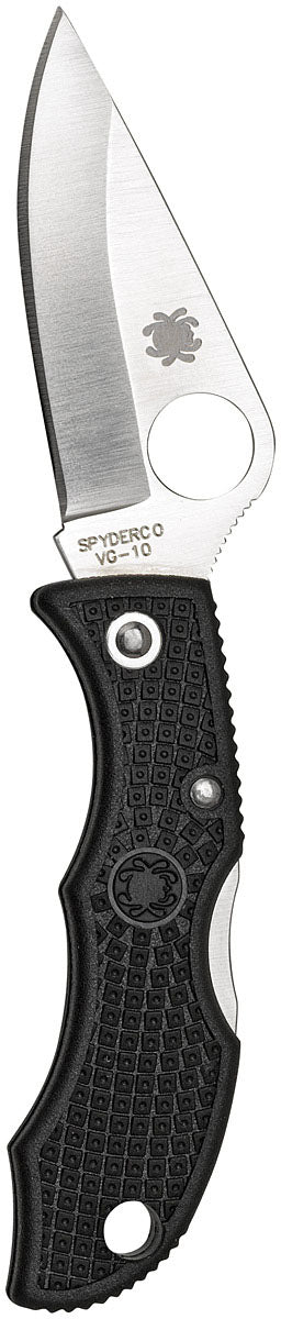 SPYDERCO LADYBUG BLACK PLAIN EDGE