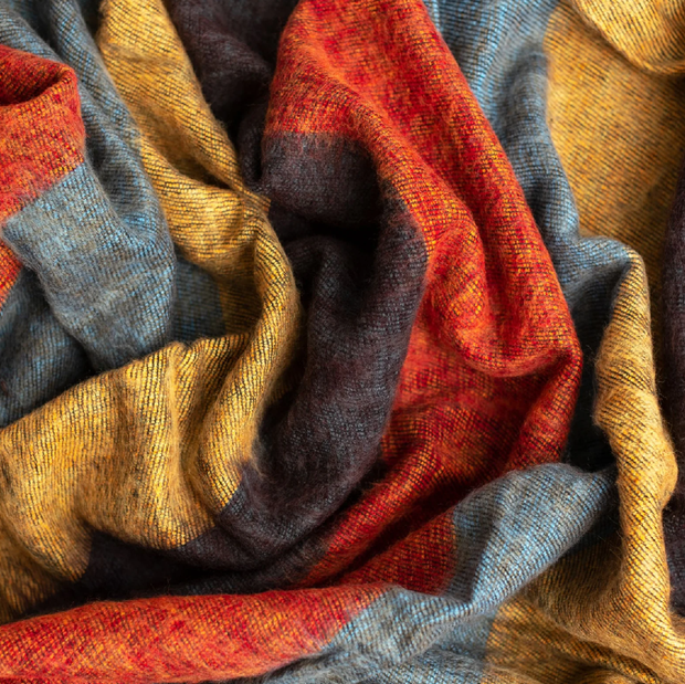 Soft Yak Wool Knitted Blanket