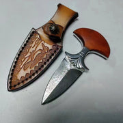 VG10 Damascus Steel Push Knife