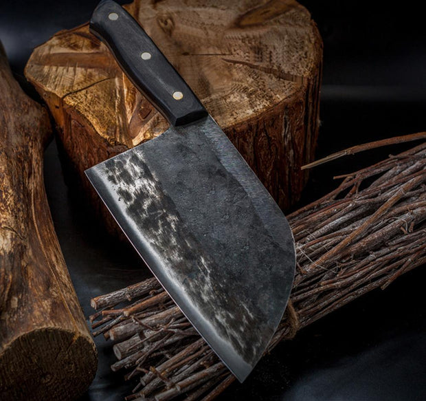 Hand-Forged Outdoor Chef's Cleaver