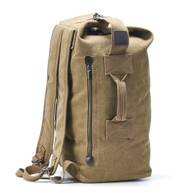 Canvas cheap bucket backpack