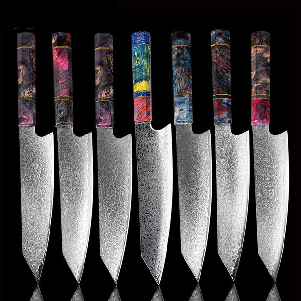 Japanese Damascus Steel Gyuto Kitchen Knife