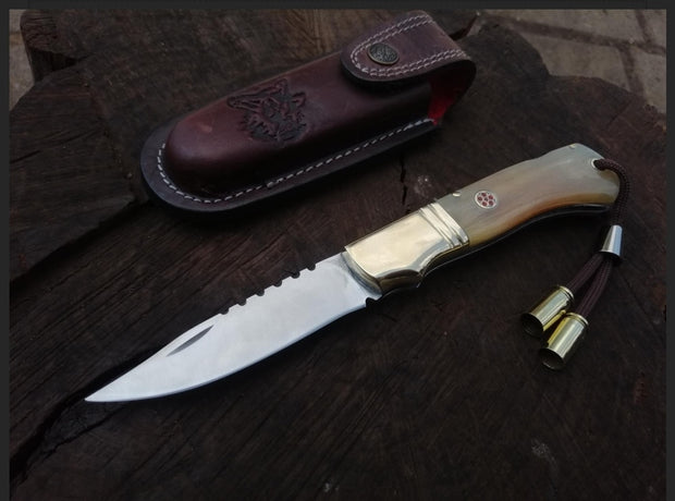 Horn of Aries Pocket Knife